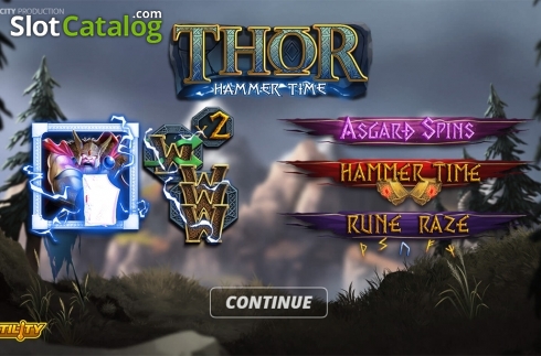 Скрин2. Thor: Hammer Time слот