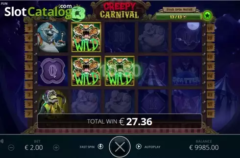 Скрин4. Creepy Carnival слот