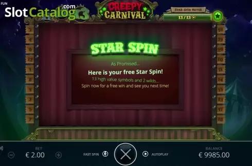 Скрин5. Creepy Carnival слот