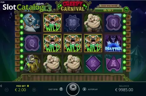 Скрин6. Creepy Carnival слот