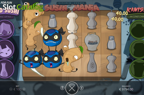 Скрин4. Kitchen drama Sushi Mania слот