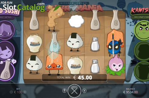 Скрин7. Kitchen drama Sushi Mania слот