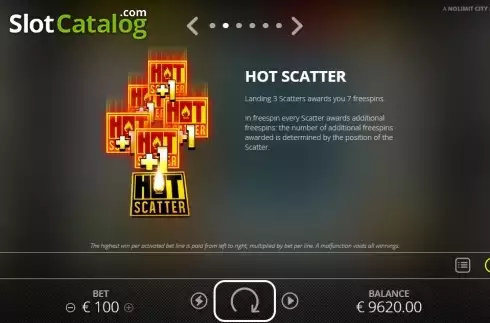 Скрин7. Hot Nudge слот