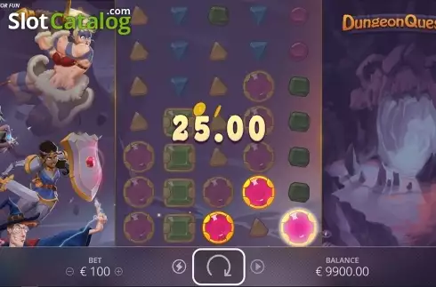 Скрин3. Dungeon Quest слот