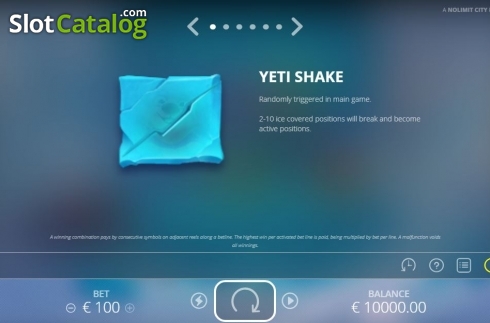 Скрин6. Ice Ice Yeti слот