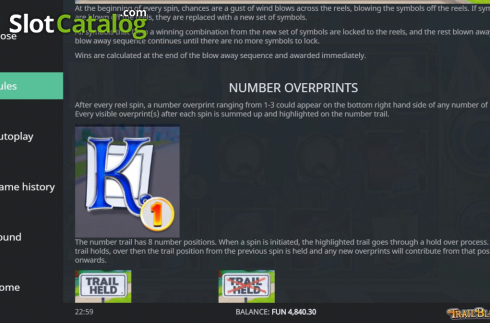 Скрин9. Trail Blazer (Northern Lights Gaming) слот