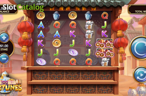 Скрин2. 100 Fortunes слот