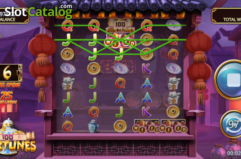 Скрин7. 100 Fortunes слот