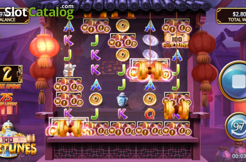 Скрин9. 100 Fortunes слот