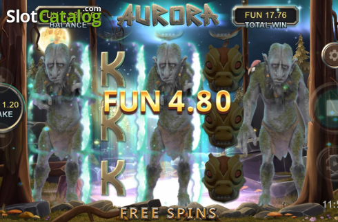 Скрин7. Aurora (Northern Lights Gaming) слот