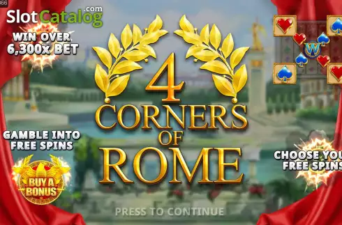 Скрин2. 4 Corners Of Rome слот
