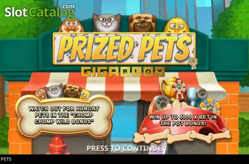 Скрин2. Prized Pets Gigablox слот