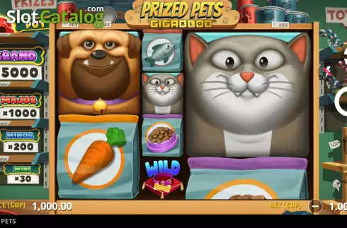 Скрин3. Prized Pets Gigablox слот