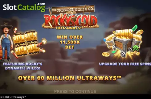 Скрин2. Rocky’s Gold Ultraways слот