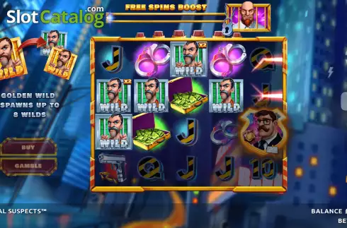 Скрин4. Unusual Suspects (Northern Lights Gaming) слот