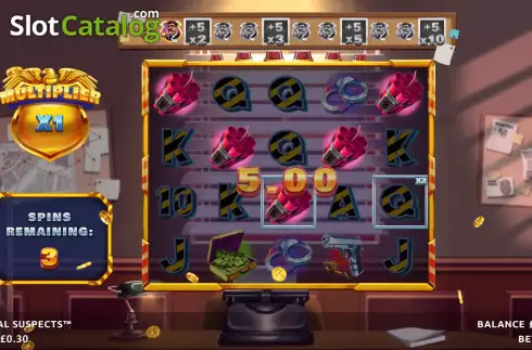 Скрин8. Unusual Suspects (Northern Lights Gaming) слот