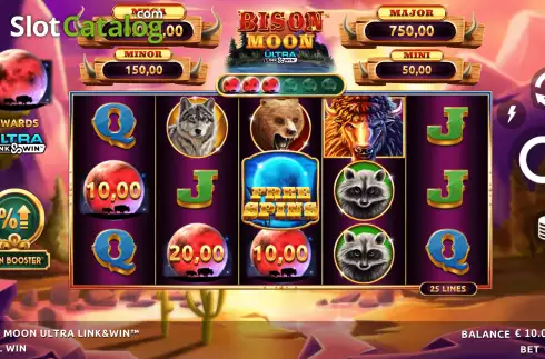 Скрин3. Bison Moon Ultra Link&Win слот