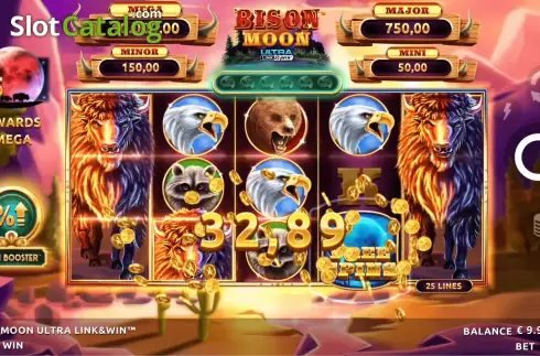 Скрин5. Bison Moon Ultra Link&Win слот