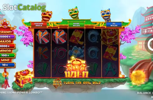 Скрин4. 3 Laughing Lions Power Combo слот