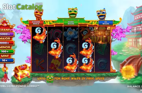 Скрин5. 3 Laughing Lions Power Combo слот