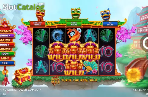 Скрин6. 3 Laughing Lions Power Combo слот