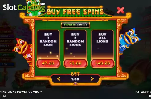 Скрин7. 3 Laughing Lions Power Combo слот