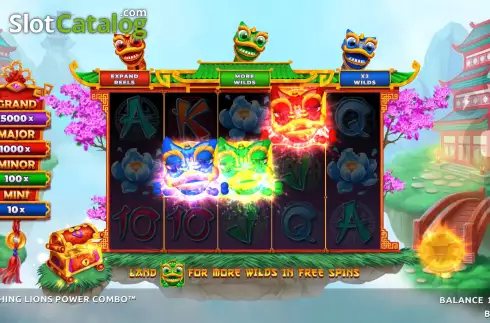Скрин8. 3 Laughing Lions Power Combo слот
