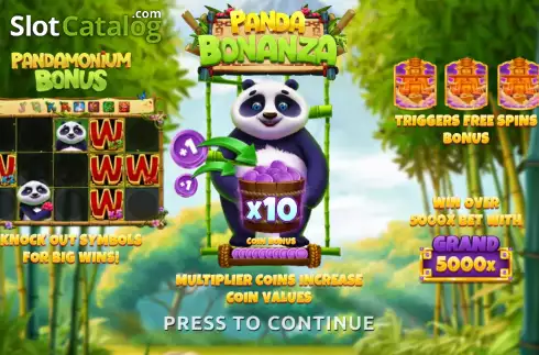 Скрин2. Panda Bonanza слот