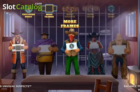 Скрин9. Wanted Unusual Suspects слот