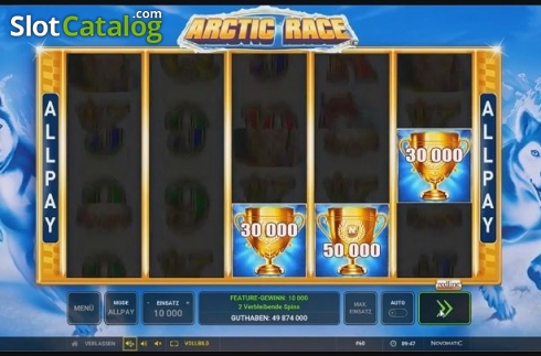 Скрин3. Arctic Race слот