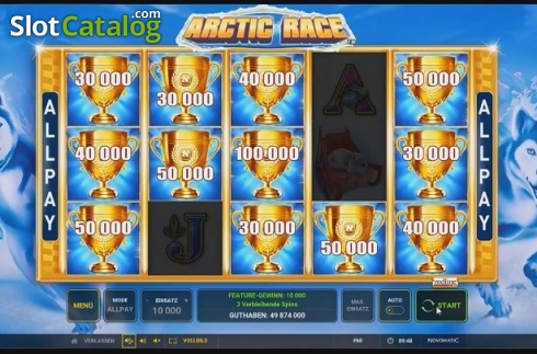 Скрин4. Arctic Race слот