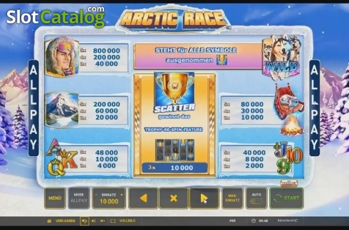 Скрин6. Arctic Race слот