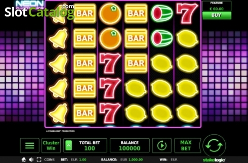Скрин5. Neon Cluster Wins слот