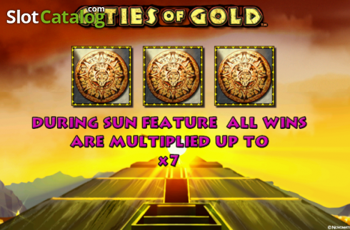 Скрин2. Cities of Gold (Novomatic) слот