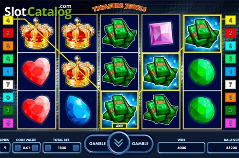 Скрин4. Treasure Jewels слот