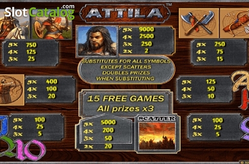 Скрин3. Attila слот