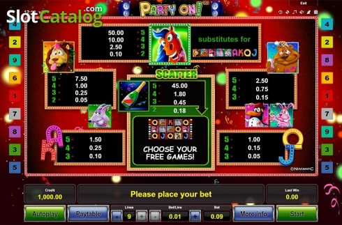 Скрин7. Party On! слот