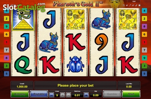 Скрин2. Pharaoh's Gold II слот