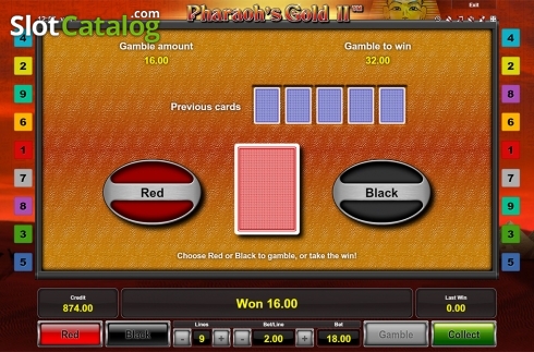 Скрин5. Pharaoh's Gold II слот