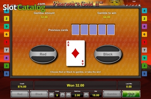 Скрин6. Pharaoh's Gold II слот
