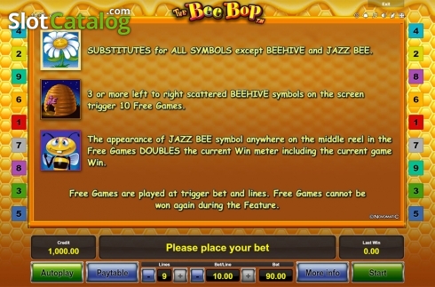 Скрин8. The Bee Bop слот