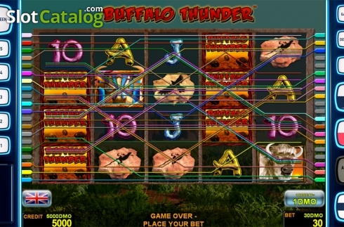 Скрин2. Buffalo Thunder Deluxe слот