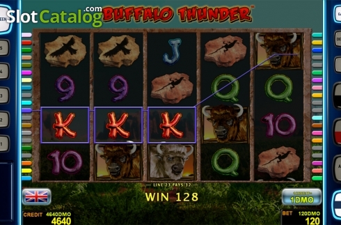 Скрин3. Buffalo Thunder Deluxe слот
