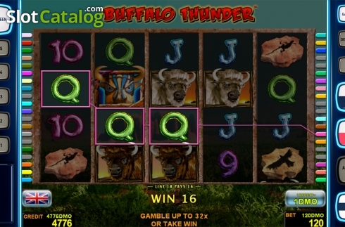 Скрин4. Buffalo Thunder Deluxe слот