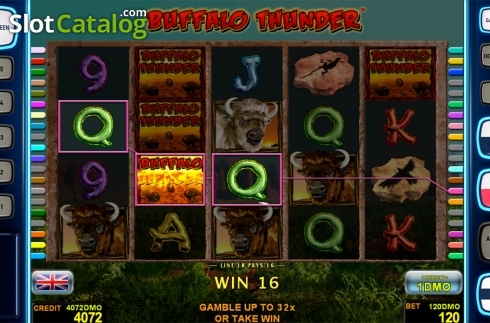 Скрин5. Buffalo Thunder Deluxe слот