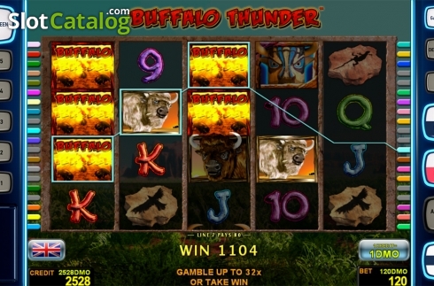 Скрин6. Buffalo Thunder Deluxe слот