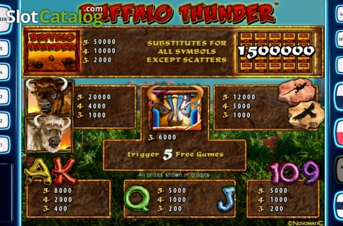 Скрин8. Buffalo Thunder Deluxe слот
