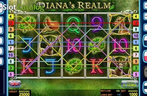 Скрин2. Dianas Realm Deluxe слот