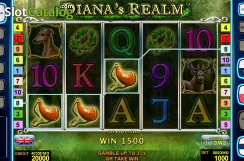 Скрин3. Dianas Realm Deluxe слот
