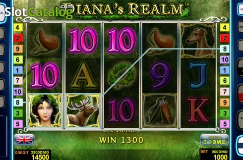 Скрин4. Dianas Realm Deluxe слот